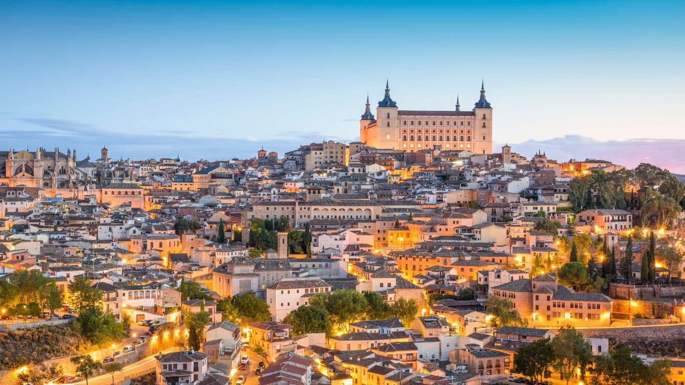 Toledo, Spain Town Skyline
