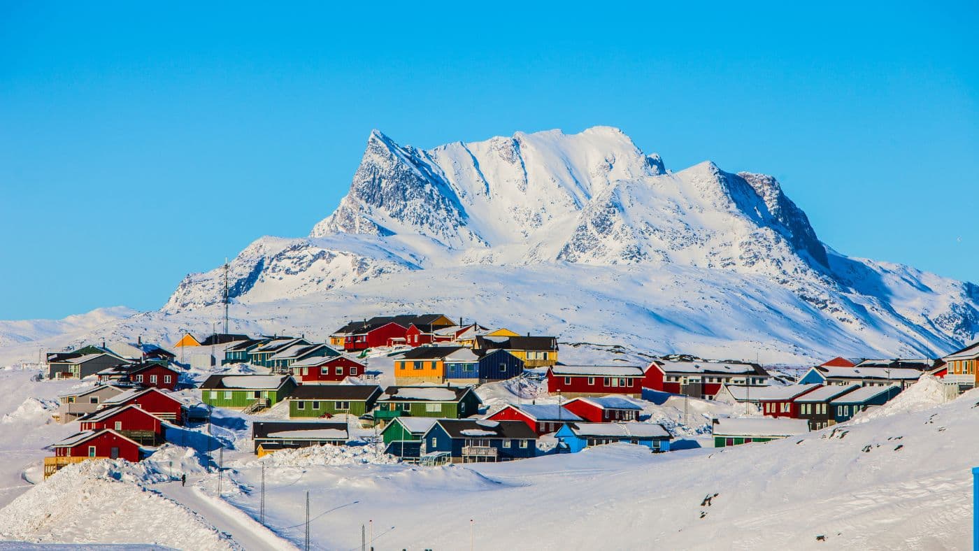 Nuuk and Sermitsiaq