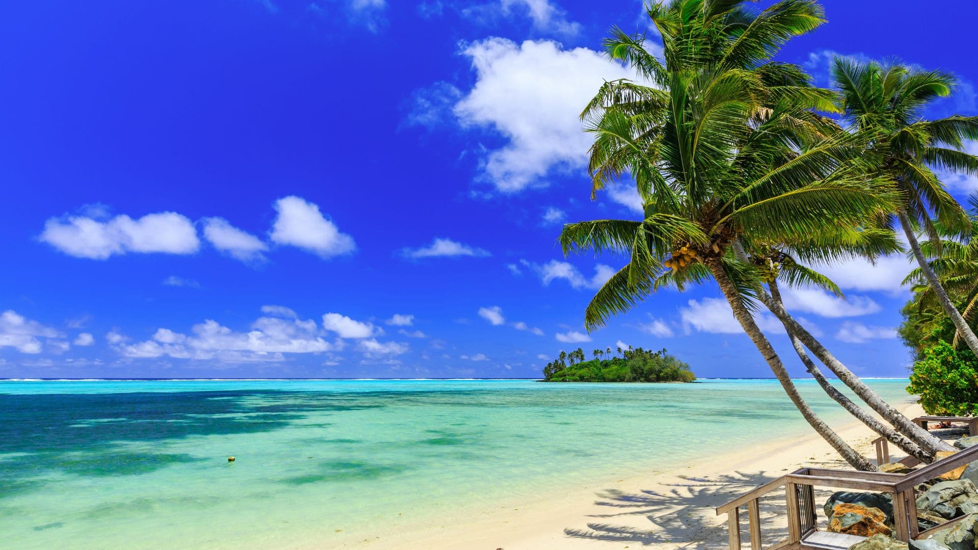 Muri Lagoon in Rarotonga, Cook Islands